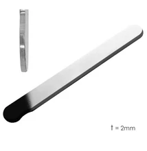 Acéllemez cserélhető reszelőkhöz - rozsdamentes - 2 mm