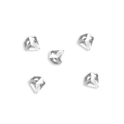 Gyémántstrassz - palástos alakú - 5 db