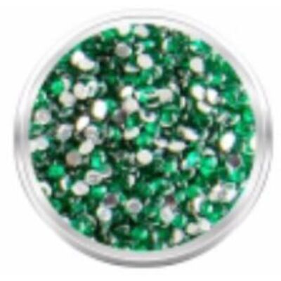 Strassz kövecskék - 2000db - mély smaragd
